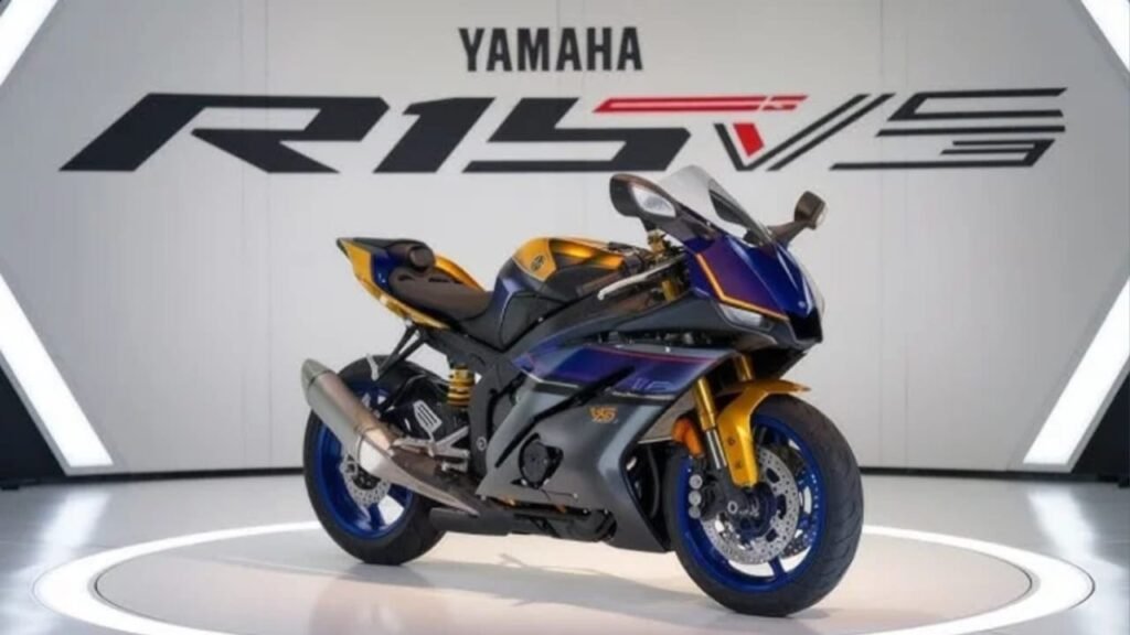 Yamaha R15 V5 Bike Price – 155cc Engine, 19.3PS Power, 6-Speed Gearbox, Quick Shifter, 140km/h Top Speed at Just ₹75,000!
